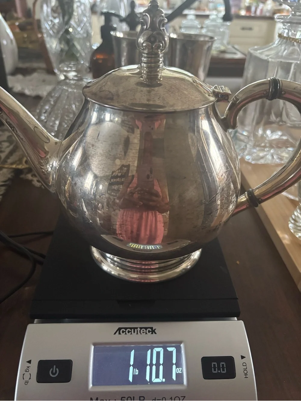 4 Piece International Silver Royal Danish International Sterling Silver Tea Set